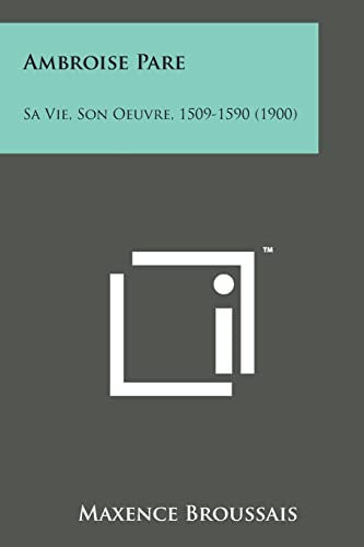 Ambroise Pare cover