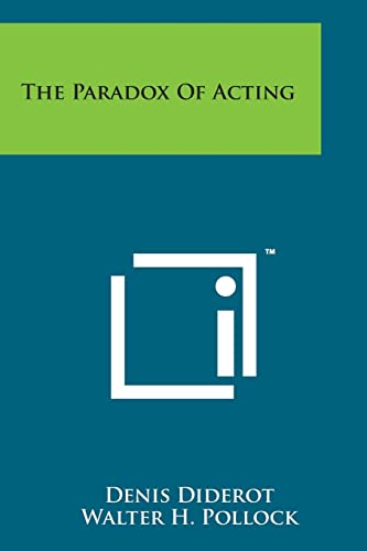 The Paradox of Acting cover