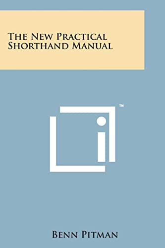 The New Practical Shorthand Manual cover