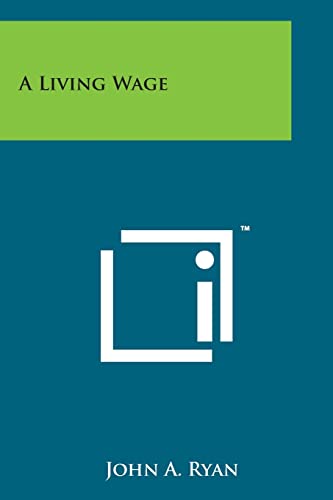 A Living Wage cover