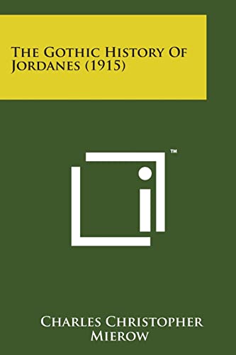 The Gothic History of Jordanes (1915) cover