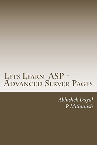 Lets Learn ASP - Advanced Server Pages cover