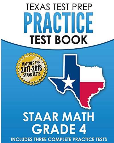 Texas Test Prep Practice Test Book Staar Math Grade 4