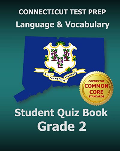 CONNECTICUT TEST PREP Language & Vocabulary Student Quiz Book Grade 2