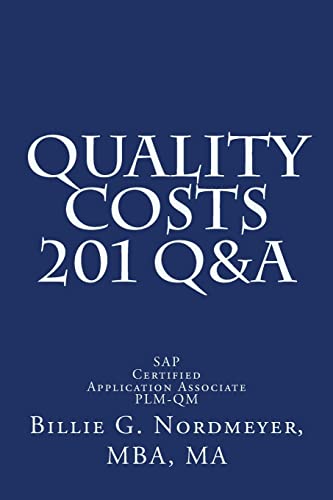 Quality Costs 201 Q&A