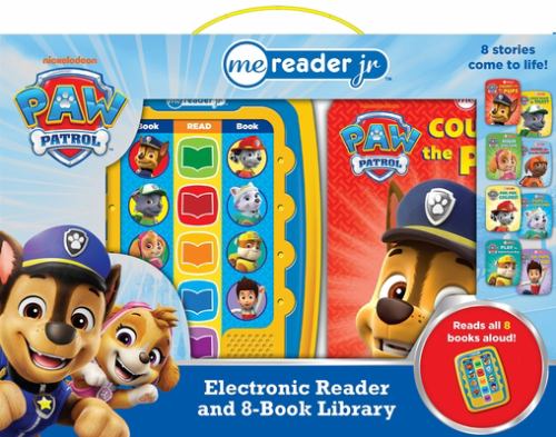 Nickelodeon PAW Patrol: Me Reader Jr Electronic Reader and 8-Book Library Sound Book Set