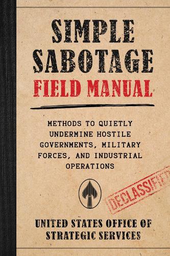 Simple Sabotage Field Manual cover