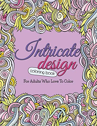 Intricate Design Coloring Book cover