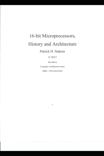 16 bit Microprocessors, History and Architecture