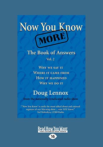 Now You Know More