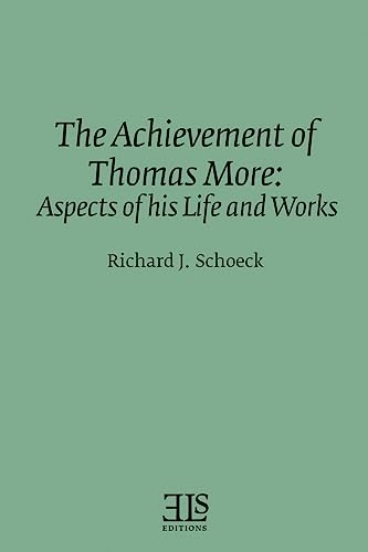 The Achievement of Thomas More cover