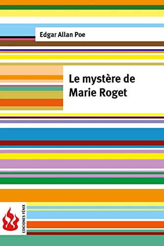 Le mystère de Marie Roget cover