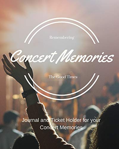 Concert Memories Journal and Ticket Stub Organizer