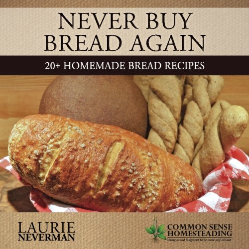 Never Buy Bread Again: 20+ Homemade Bread Recipes cover