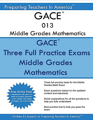 GACE 013 Middle Grade Mathematics cover