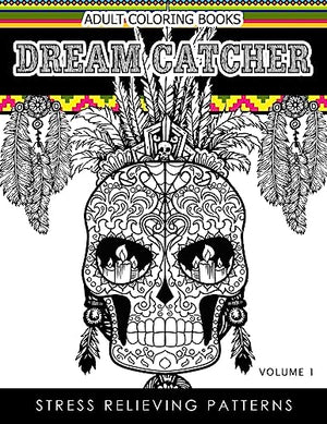 Adult Coloring Books Dream Catcher Volume 1