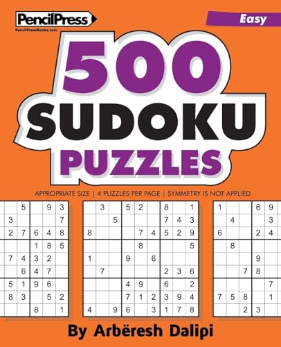 500 Sudoku Puzzles cover