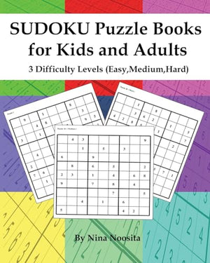 Sudoku Puzzle Books for Kids and Adults