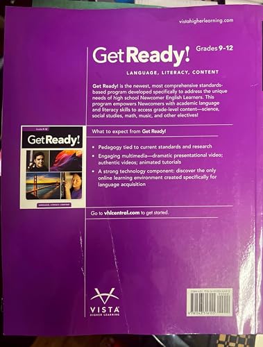 GetReady ,Language ,Literacy ,Content ,Grades 9-12