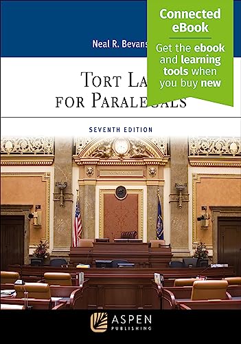 Tort Law for Paralegals