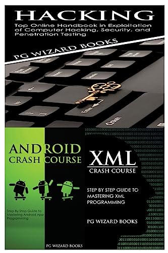 Hacking + Android Crash Course + XML Crash Course cover