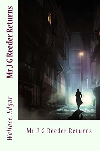 Mr J G Reeder Returns cover
