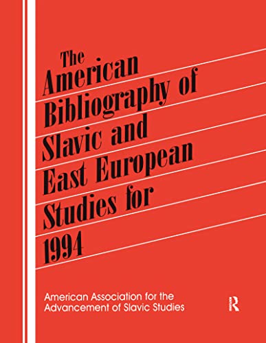 The American Bibliography of Slavic and East European Studies cover