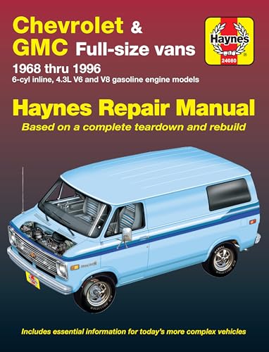 Chevrolet & GMC full-size petrol vans (1968-1996) Haynes Repair Manual (USA)