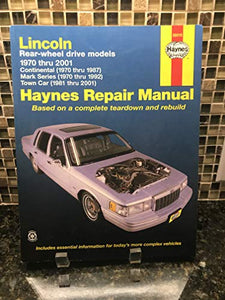 Lincoln Rear-wheel Drive Automotive Repair Manual 