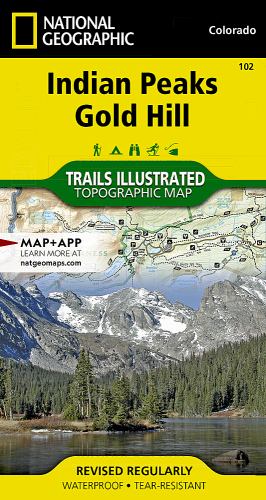 Indian Peaks, Gold Hill Map