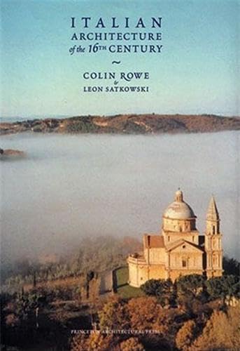 Italian Architecture of the 16th Century By Colin Rowe | World of Books US
