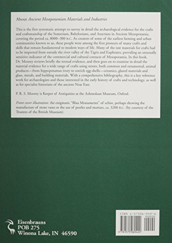 Ancient Mesopotamian Materials and Industries