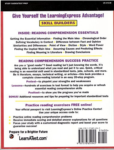 Reading Comprehension Success in 20 Minutes a Day