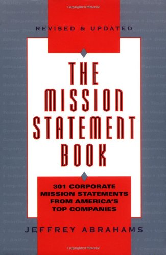 Mission Statement Book