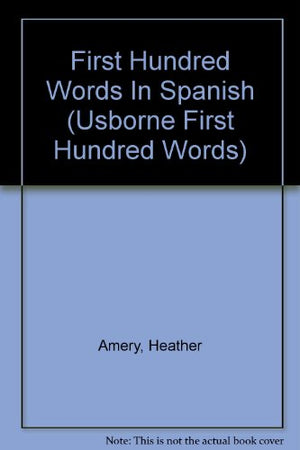 First Hundred Words In Spanish