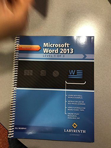 Microsoft Office Word 2013: Level One