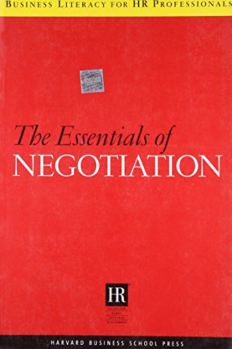 Essentials of Negotiation