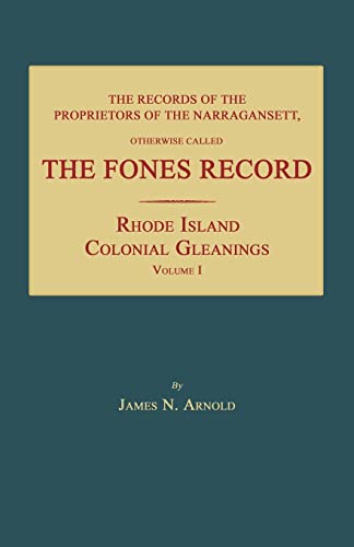 The Records of the Proprietors of the Narragansett, Otherwise Called t cover