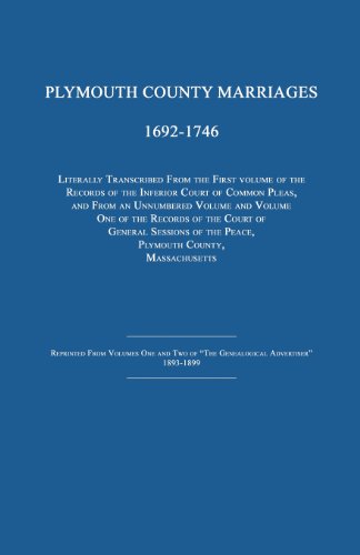 Plymouth County Marriages 1692-1746