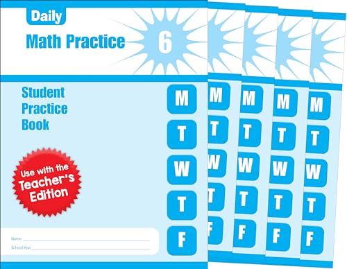 Daily Math, Practice, Grade 6 Student Book 5 Pack