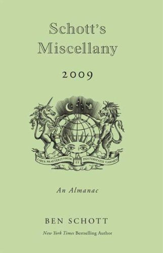 Schott's Miscellany 2009