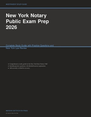 New York Notary Public Exam Prep 2026