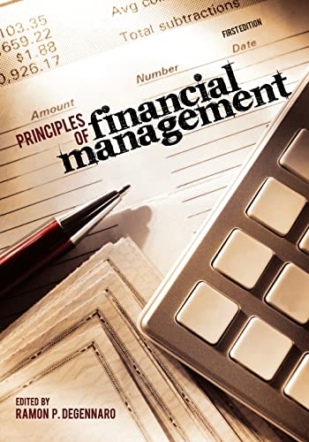 Principles of Financial Management By Ramon P Degennaro | World of Books
