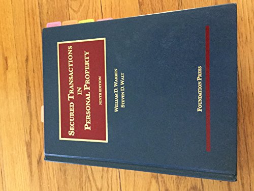 Secured Transactions in Personal Property