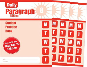 Daily Paragraph Editing, Grade 8 Student Book 5 Pack