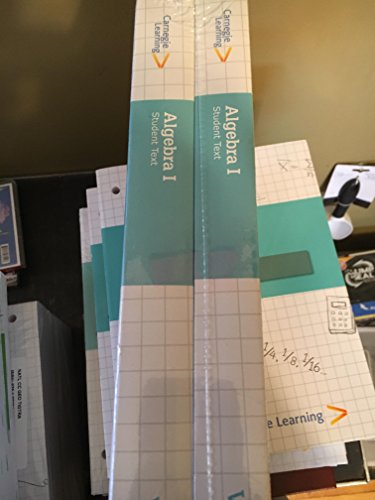 Carnegie Learning Algebra  Student Text Volume