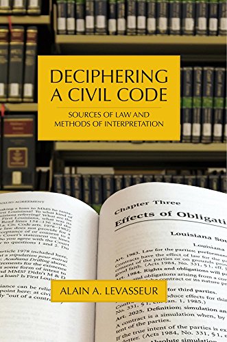 Deciphering a Civil Code: Sources of Law and Methods of Interpretation cover