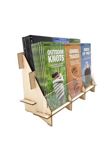 Display Wood - 4 Pocket Counter Unit Bam