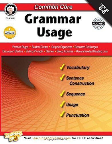 Common Core: Grammar Usage