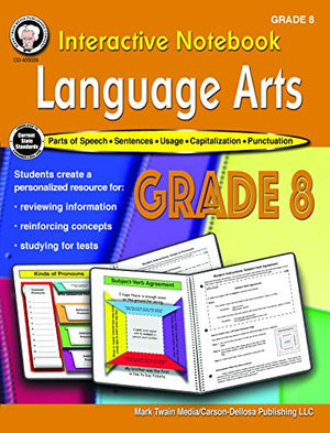 Interactive Notebook: Language Arts Resource Book, Grade 8